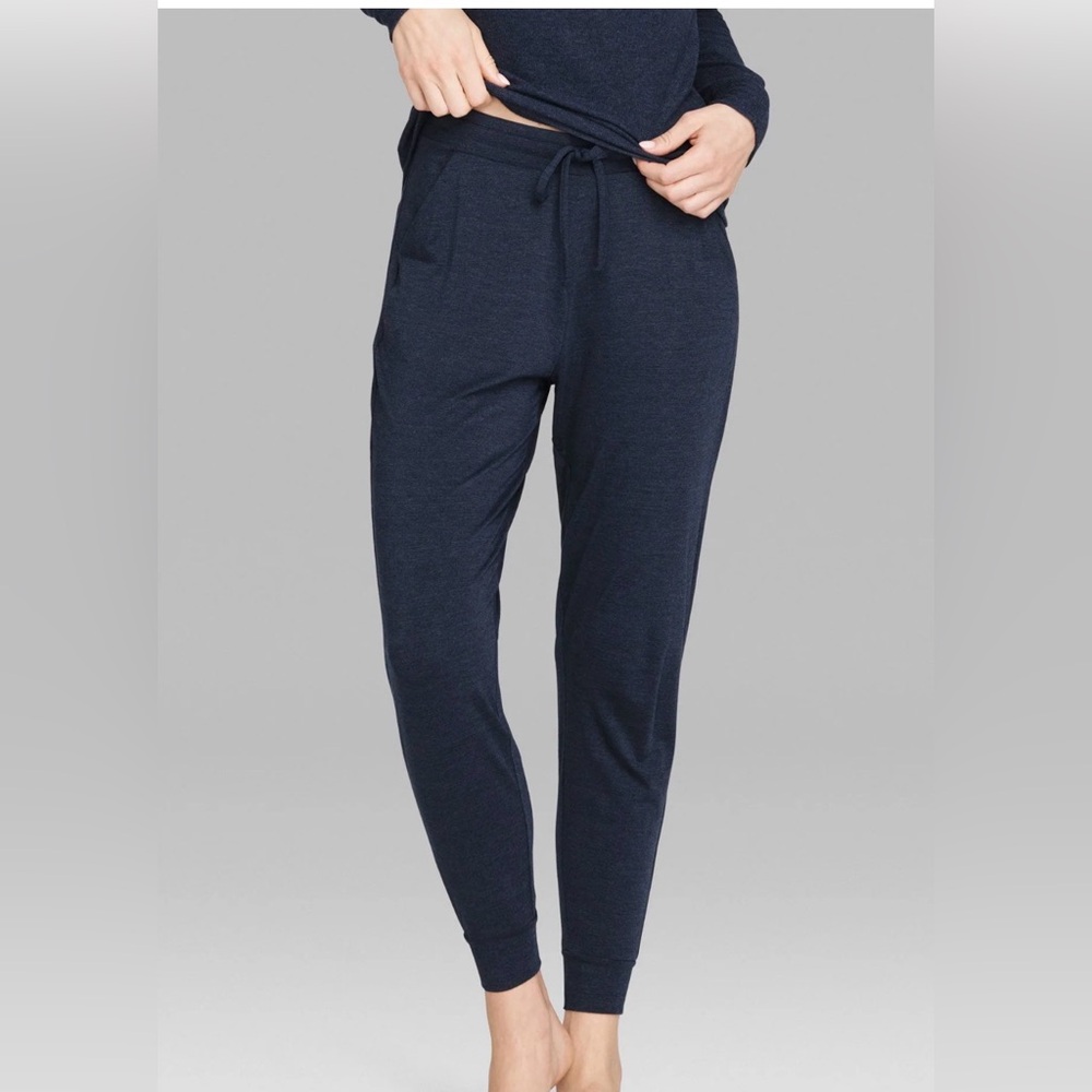 Tommy John Dark Navy Knit Drawstring Joggers